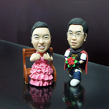 圓桌武士求婚雙人公仔